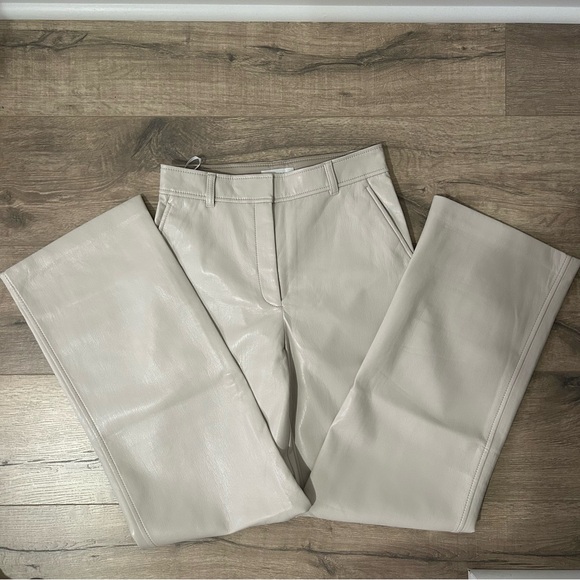 BNWOT Babaton Agency Leather Pants - Picture 1 of 3